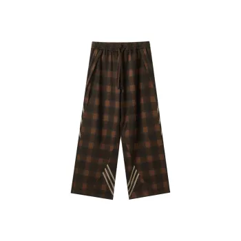 Lulifama Casual Pants Unisex Dark Coffee