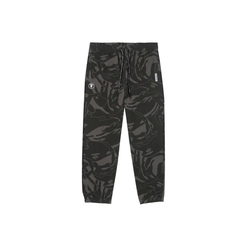 Aape Graphic-print Tapered Trousers-2