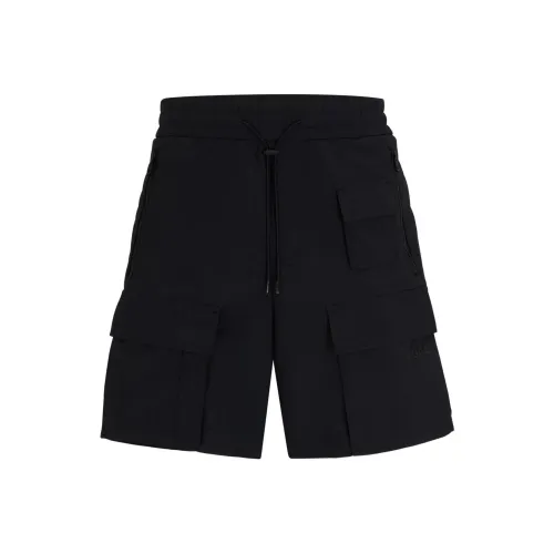 HUGO BOSS Cargo Shorts In Water-Repellent Canvas With Phone Pocket Cargo Shorts Men's Black
