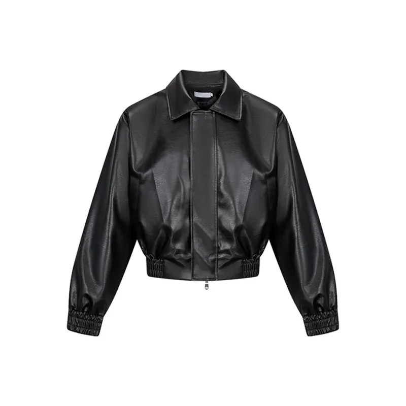 ROSECREED Leather Jacket Unisex Black-4