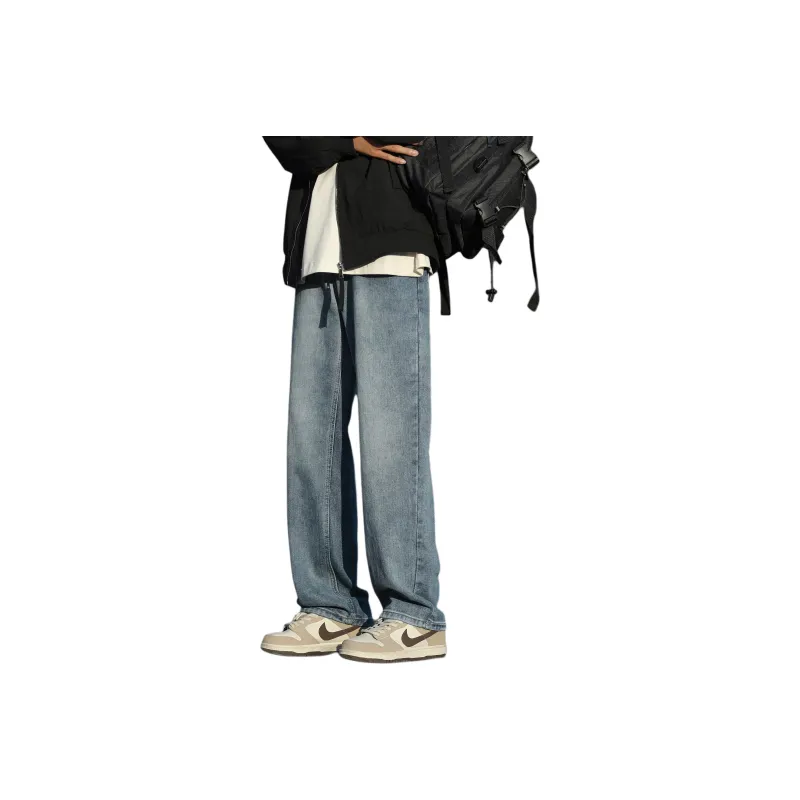 WARNING LIGHT Jeans Unisex Mud-Colored-11