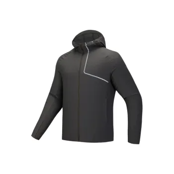 Anta Running Collection Trench Coat Men's Sparrow Tea Brown