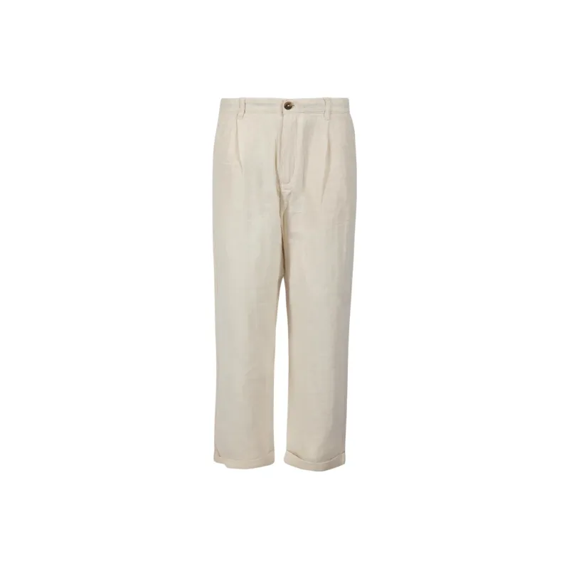 SELECTED Casual Pants Men's Ecru-0