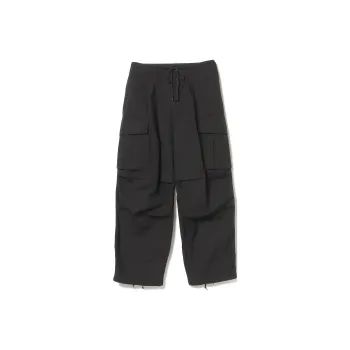 Beams Cargo Pants Men Black