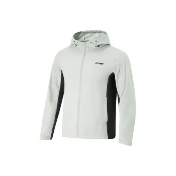 LiNing Running Collection Trench Coat Men's Waterdrop Gray