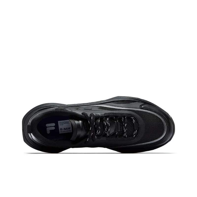FILA FUSION RAY V Radiation 5th Generation Low Top Casual Shoes Men's Black Silver-2