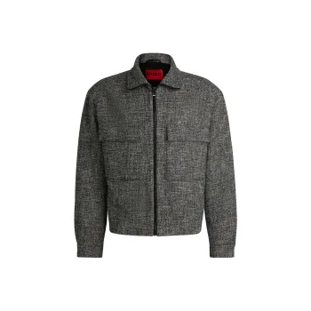 HUGO BOSS Jackets Coats Men's Medium Gray