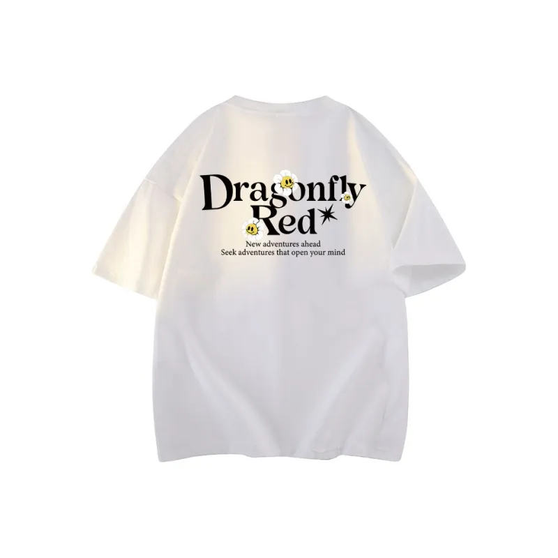 RED DRAGONFLY Short Sleeved T Shirts Unisex-2