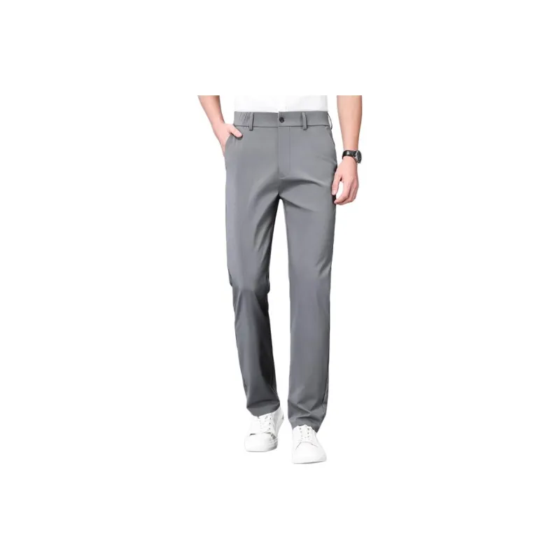 Red bean Suit Trousers Men-5