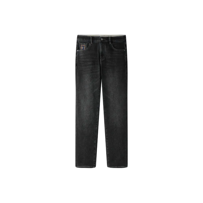 HLA Jeans Men Blue Gray Denim Gradient Dark F7-0