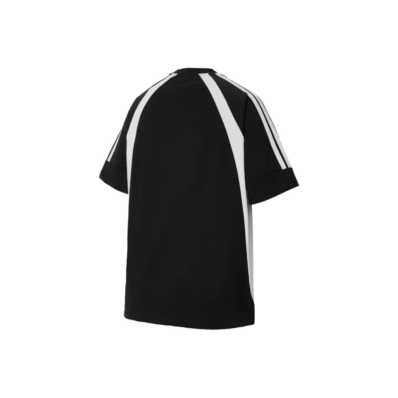 Adidas 3 Stripes T Shirt Men's Black-1