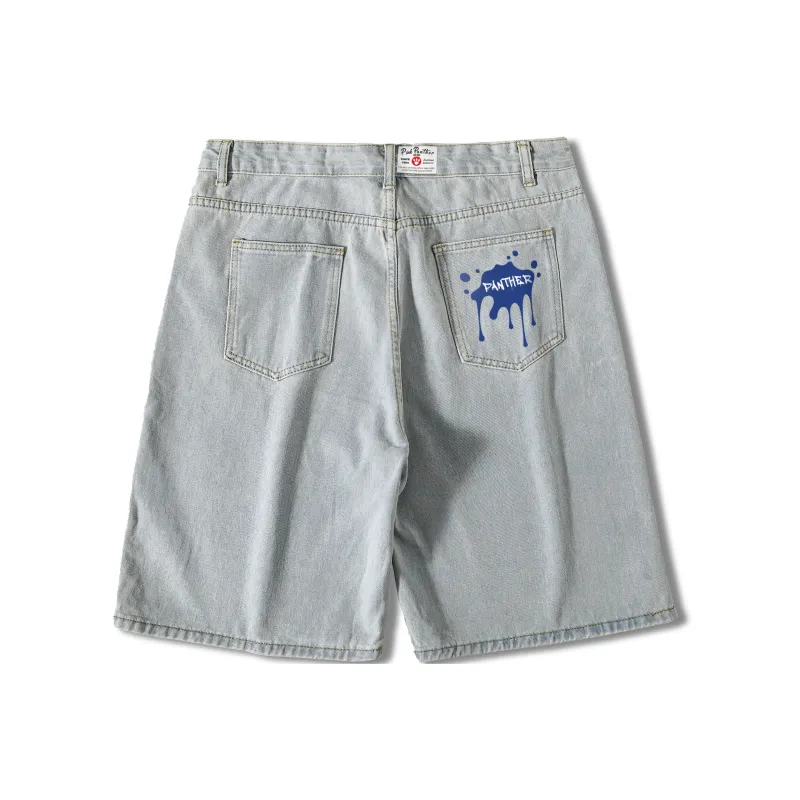 PINK PANTHER Denim Shorts Unisex-8