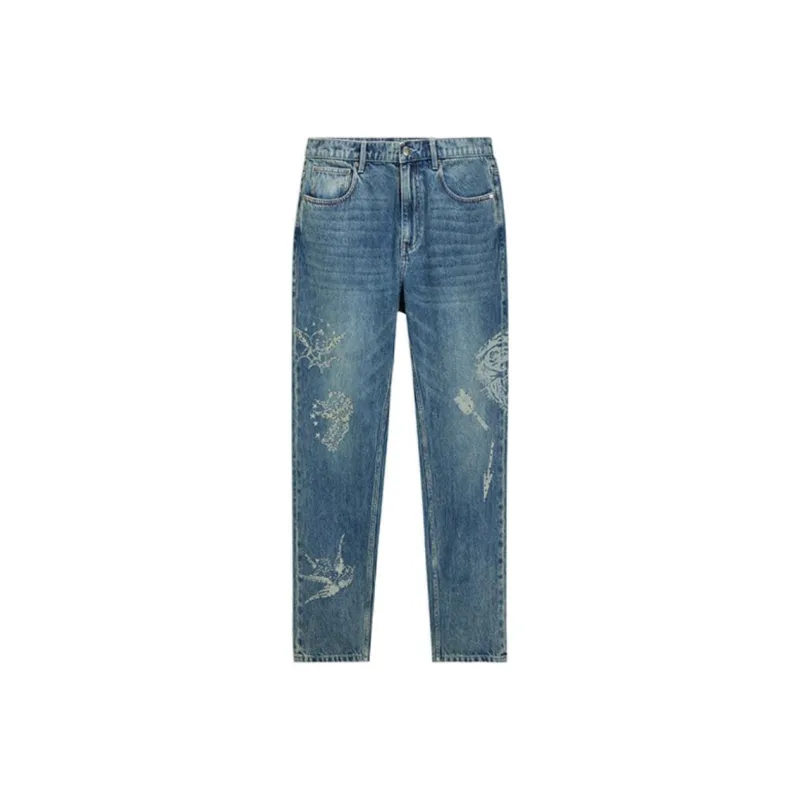 Ed Hardy FW24 Jeans Men's Indigo-0