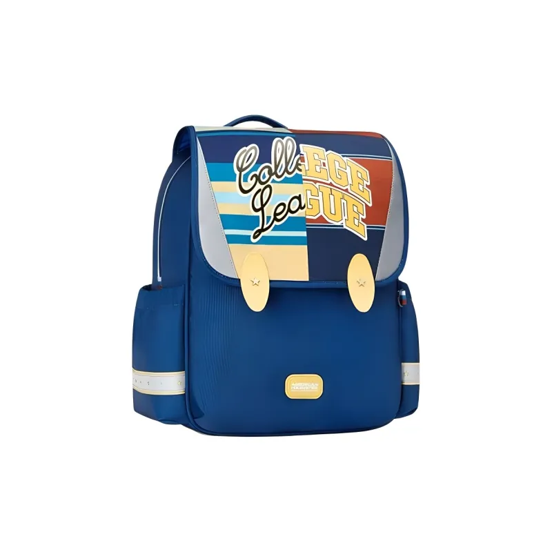 AMERICAN TOURISTER Fabric Backpack Men's Blue Black-4
