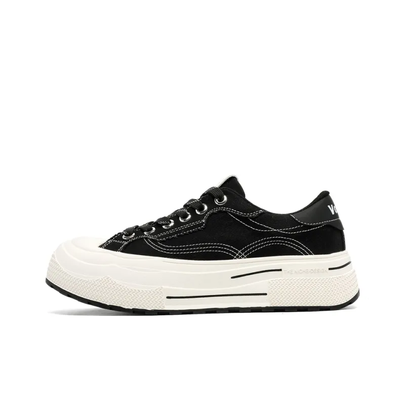 PAVEA Anti Slip Wear Resistant Low Top Skateboard Shoes Unisex-0