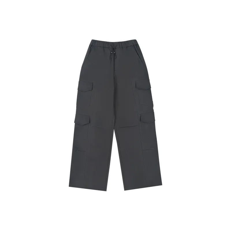 MYSAMESAME Casual Pants Unisex Dark Gray In Stock-0