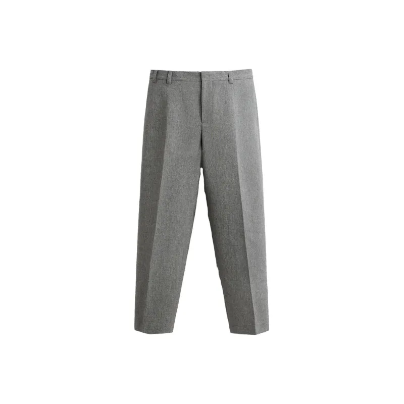 ZARA Suit Trousers Men Gray-0