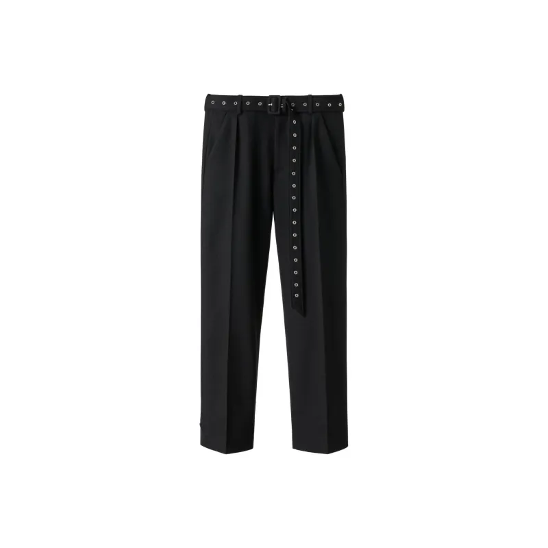 Rokh X H&M ROKH Collaboration Casual Pants Men Black-0