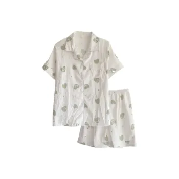 XIAFENYAN Pajama Set Women's Apricot