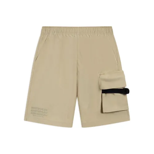 LiNing CF Cargo Shorts Men's Plain Khaki