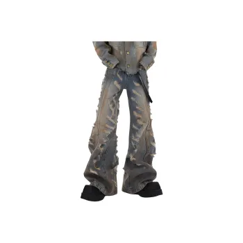 EYEUNDERSTAND Jeans Unisex Vintage Blue