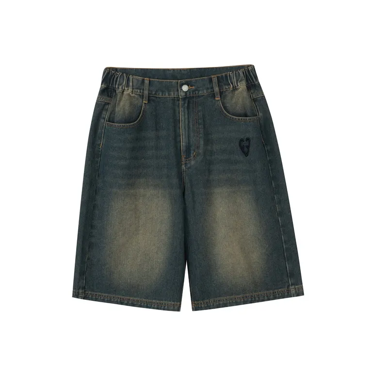 INXX APYD Denim Shorts Unisex Denim Blue-0