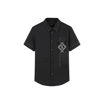 DAVID NAMAN Shirts Men Black