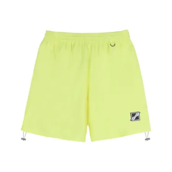 WE11DONE Casual Shorts Unisex Yellow
