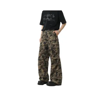 YATSI Cargo Pants Unisex Jungle Camouflage