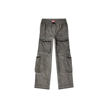 DIESEL Cargo Pants Men Gray