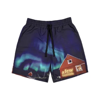 AFGK Casual Shorts Unisex Black