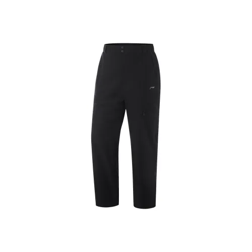 LiNing Fitness Series Casual Pants Men's Black