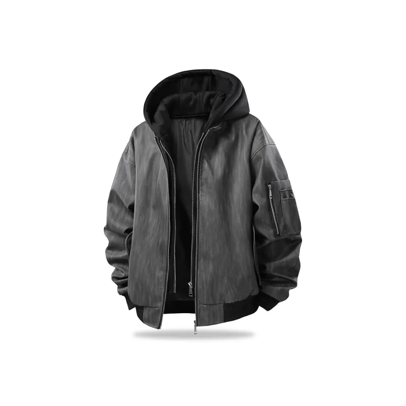 FASTFISH Leather Jackets Unisex-6