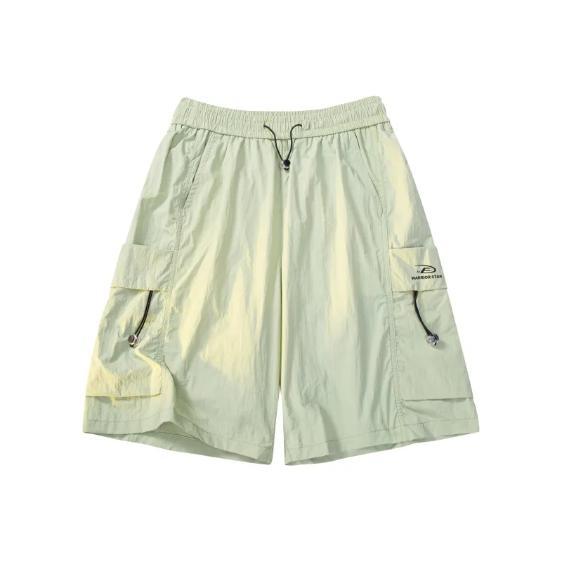 Warrior Huichao Riding The Wind Collection Cargo Shorts Unisex Purple-6