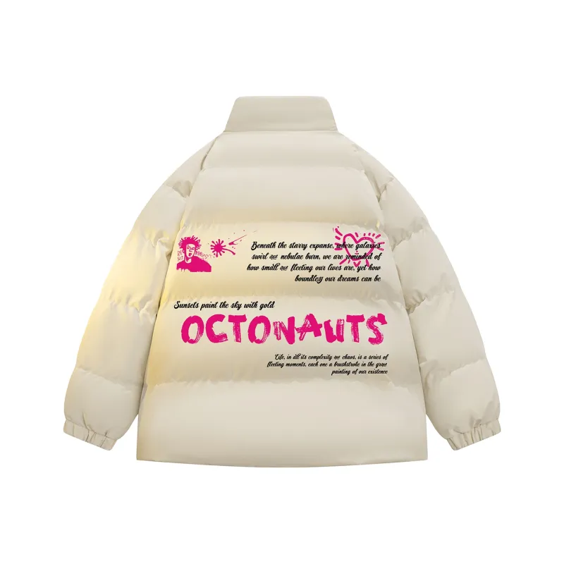 Small Columns Under The Sea Puffer Jacket Unisex-4
