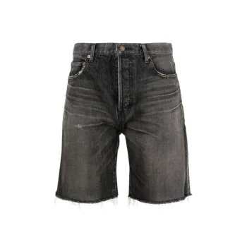 SAINT LAURENT Denim Shorts Men Black