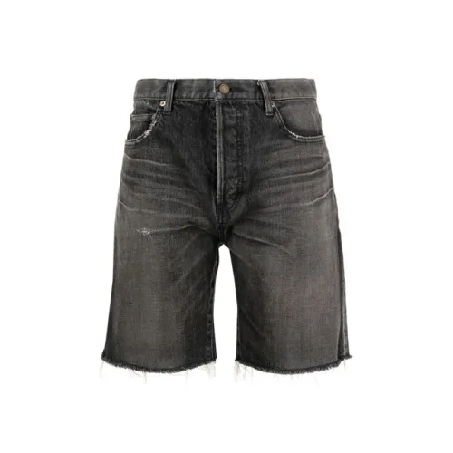 SAINT LAURENT Denim Shorts Men Black