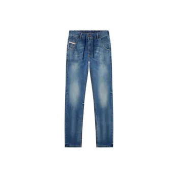 DIESEL Krooley-E-Ne Straight-Leg Drawstring Jeans