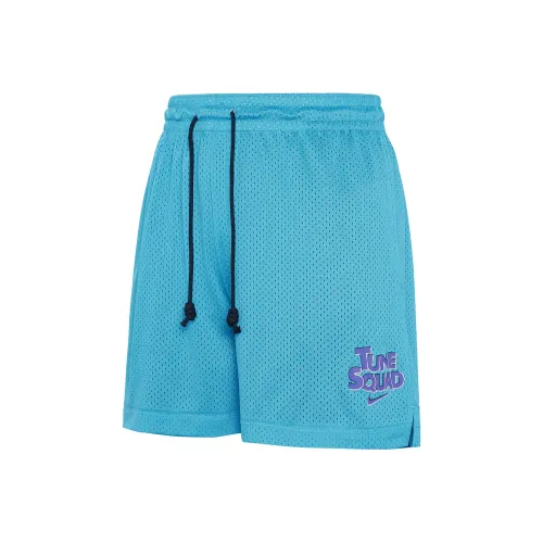 Leggings de 7 8 naranjas con ojales Luxe de Nike Yoga's Sky Blue