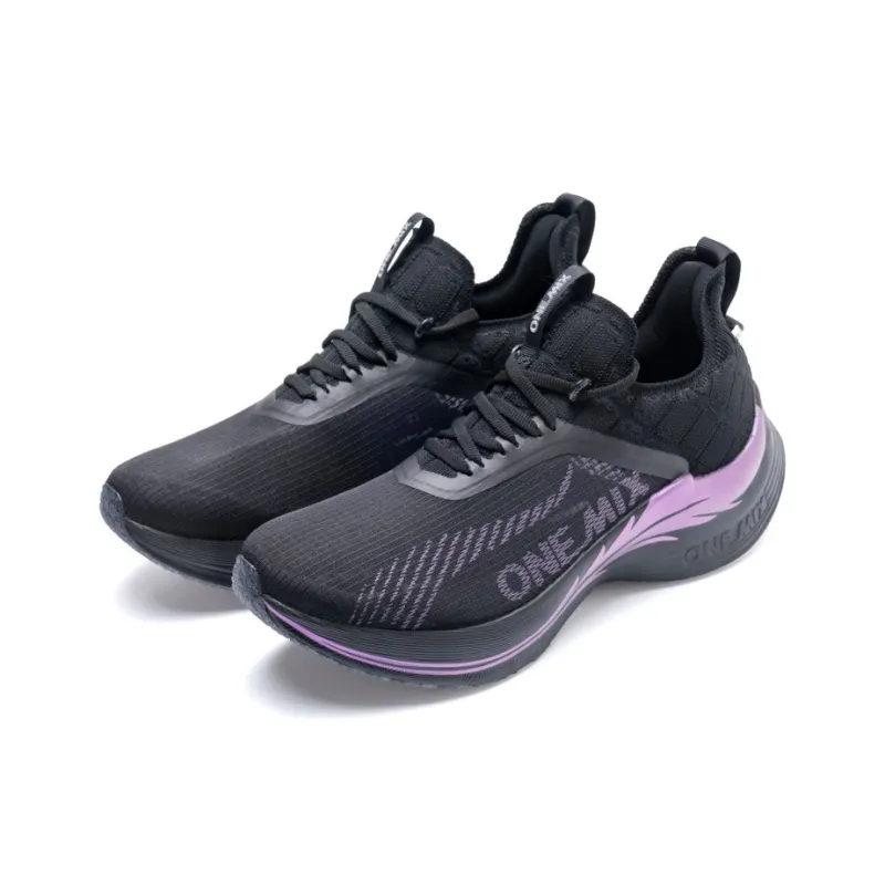 ONEMIX Light Nails Running Shoes Unisex Mysterious Black-3