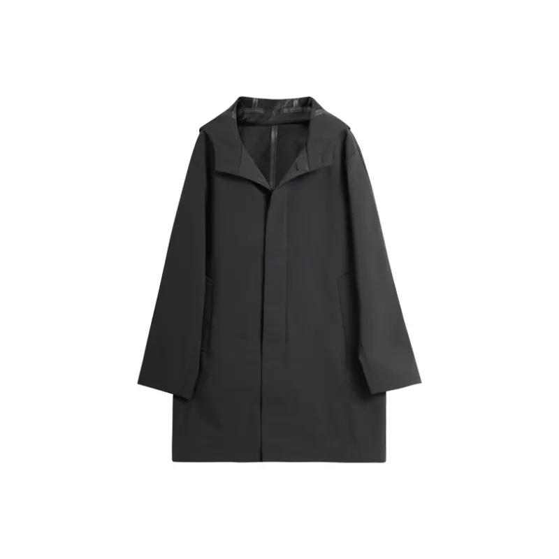 EHE Trench Coats Men Black-0
