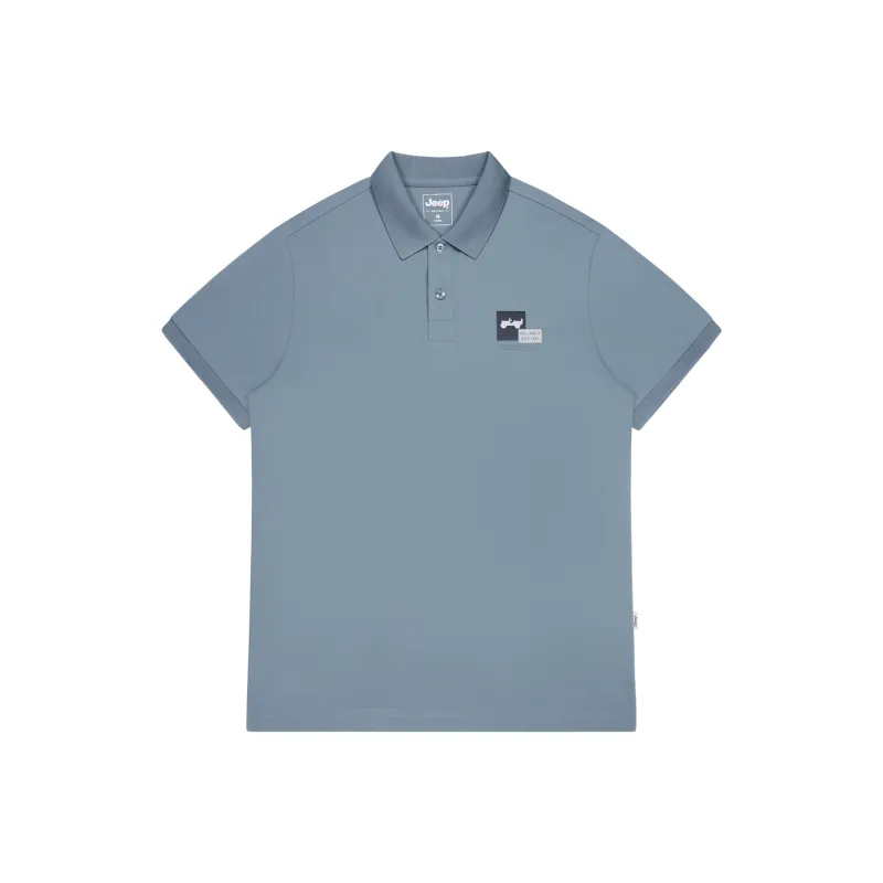 Jeep Polo Shirt Unisex Ice Blue-0