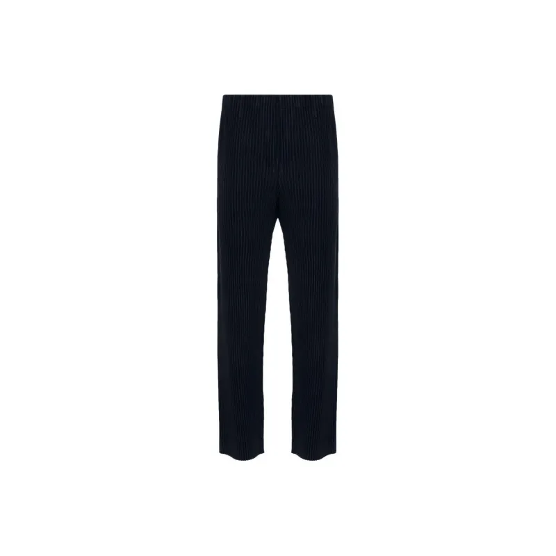 Homme Plissé Issey Miyake Basic Slim fit Trousers-0