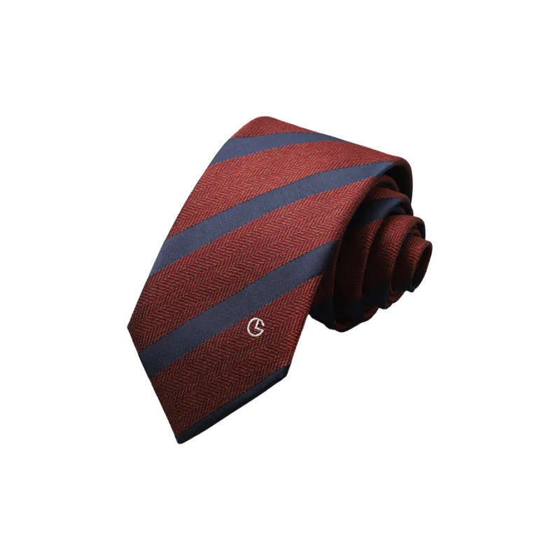 GOLDLION Polyester Ties Men's Blue-13