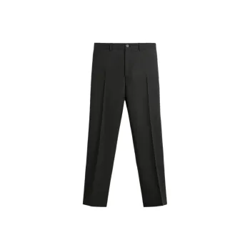 ZARA Suit Trousers Men Black