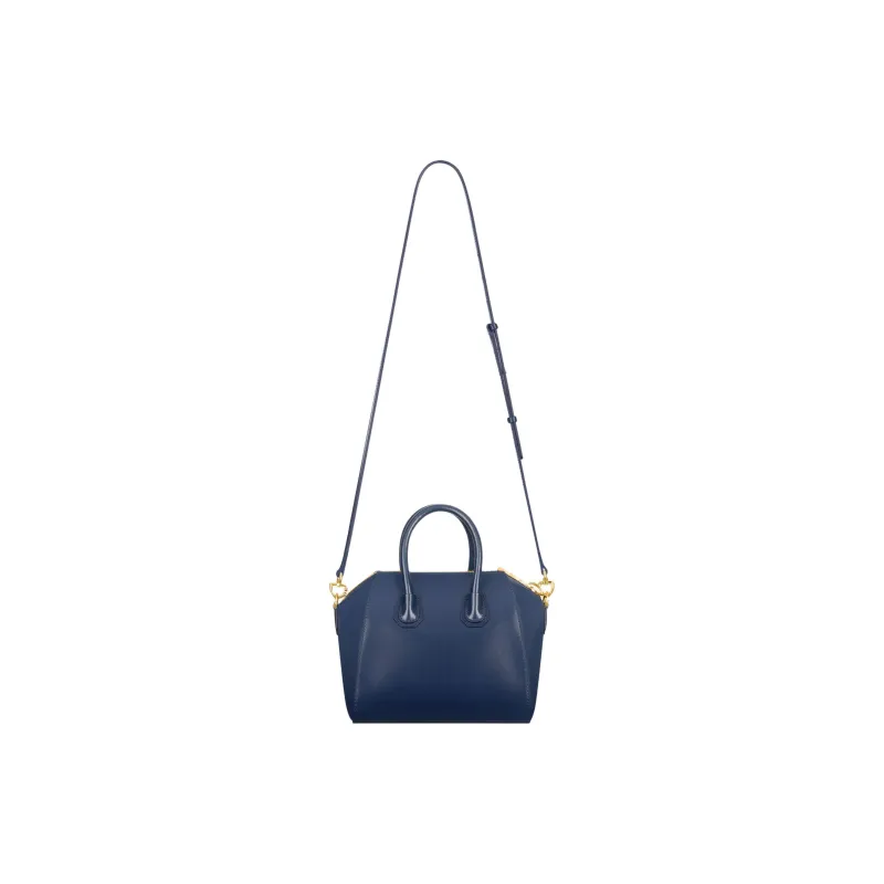 Givenchy Antigona Cow Leather Shoulder Bag, Crossbody Bag, Handbag Mini Women's Marine Blue-1