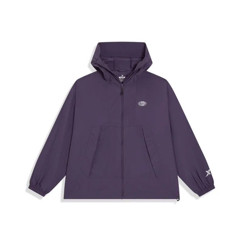 XTEP Trench Coat Unisex Enigmatic Purple-0