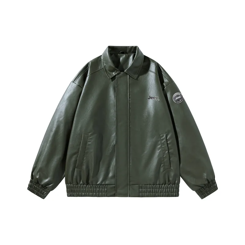 Jeep Leather Jackets Unisex-2