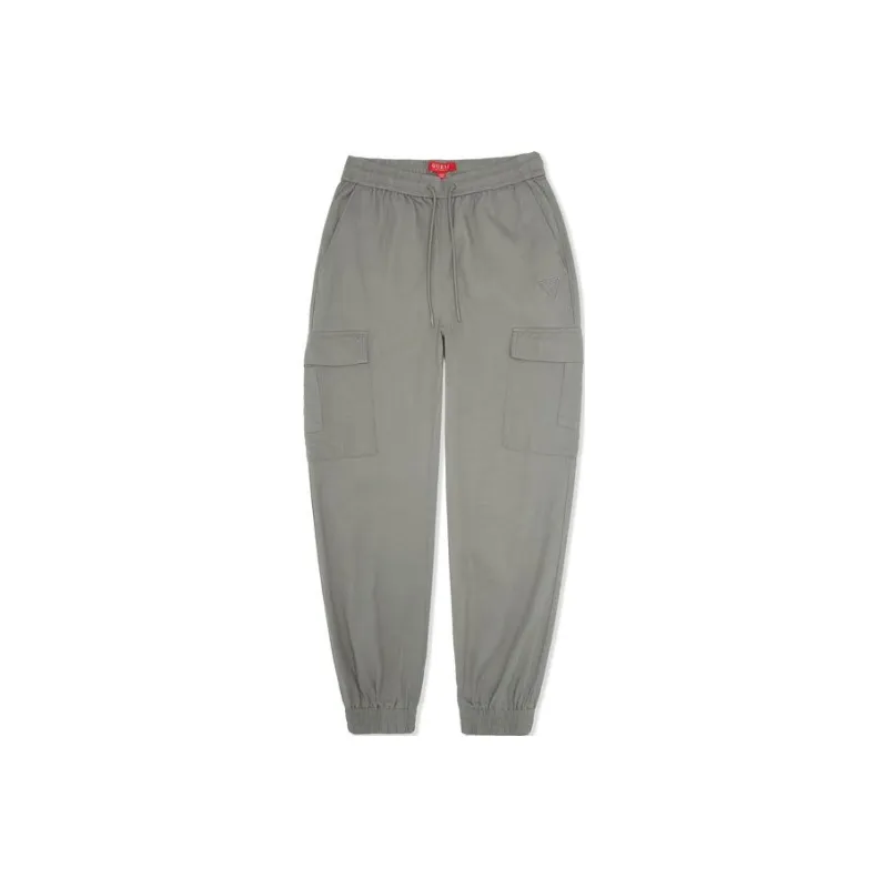 GUESS Casual Pants Men Army Green-0