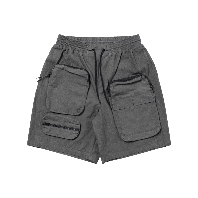 THEWIZBRAND Loose Fit Shorts Unisex Heather Gray-0